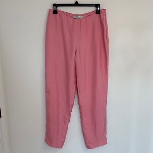 Emilio Pucci Vintage Silk Pink Trouser Pants